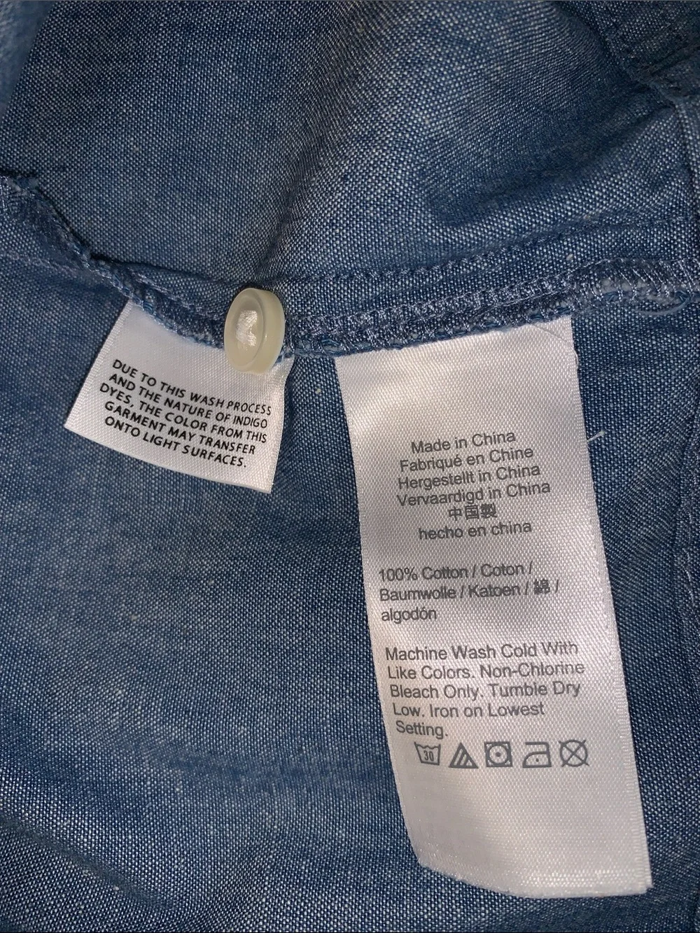 J. Crew Light Blue Chambray Button-Down Shirt